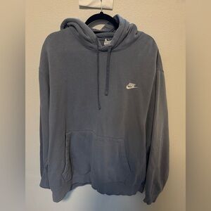 Nike unisex Light Gray Pullover Hoodie no stains no rips size 3XL